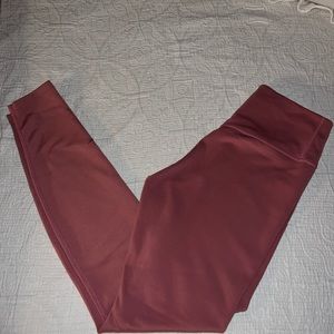 Pink Nike yoga leggings